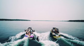 a boating excursion in Texas